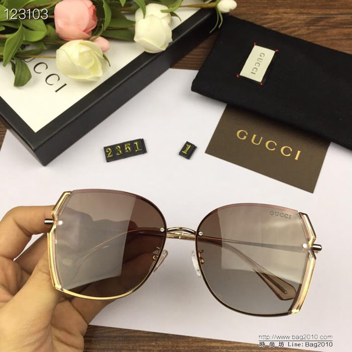 GUCCI古馳 官網同步 歐美風範 原單偏光 女款太陽鏡  lly1434